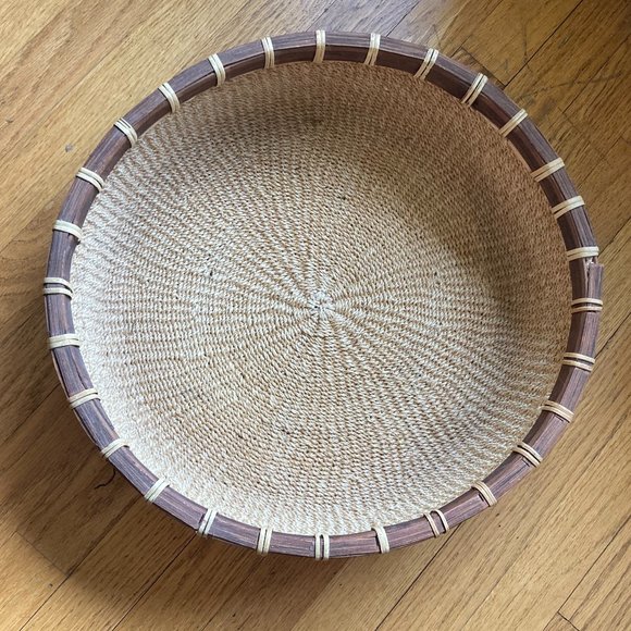 Pottery Barn Accents Pottery Barn Large Weave Basket Poshmark